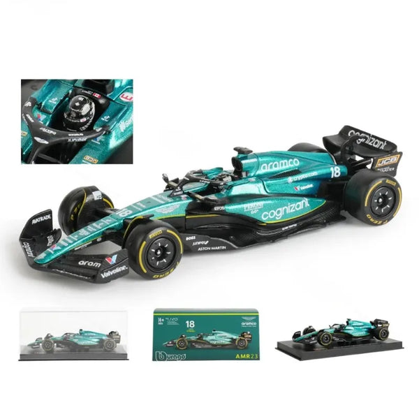 (Premium) Miniatura F1 Aston Martin AMR23 2023 #18 Lance Stroll – Escala 1:43