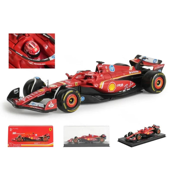 (Premium) Miniatura F1 Ferrari SF-24 2024 #16 Charles Leclerc – Escala 1:43