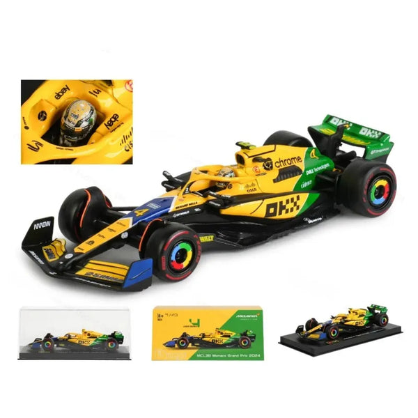 (Premium) Miniatura F1 McLaren MCL38 2024 #4 Lando Norris – Escala 1:43