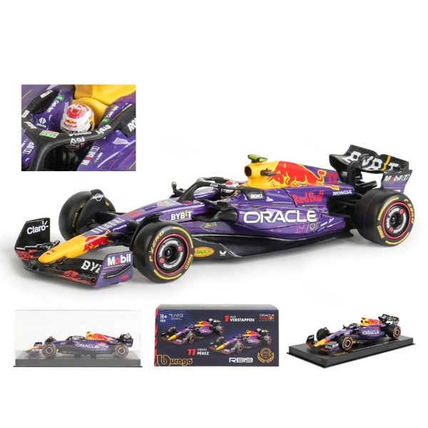 (Premium) Miniatura F1 Red Bull RB19 2023 #1 Sergio Perez – GP Las Vegas – Escala 1:43